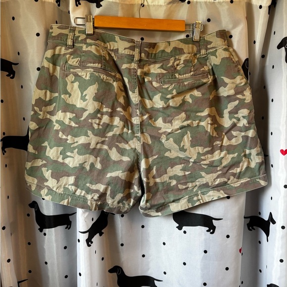 Lane Bryant Camouflage Cotton-Blend Shorts - Picture 3 of 3